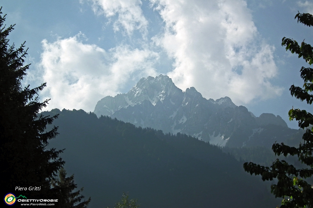 01 Da Schilpario vista mattutina verso il Pizzo Camino.JPG